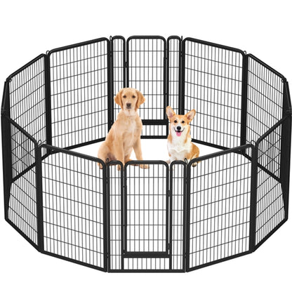 12 Panels Heavy Duty Dog Playpen Panels