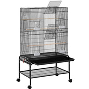 Large Parrot Cage Rolling Metal Bird Cage