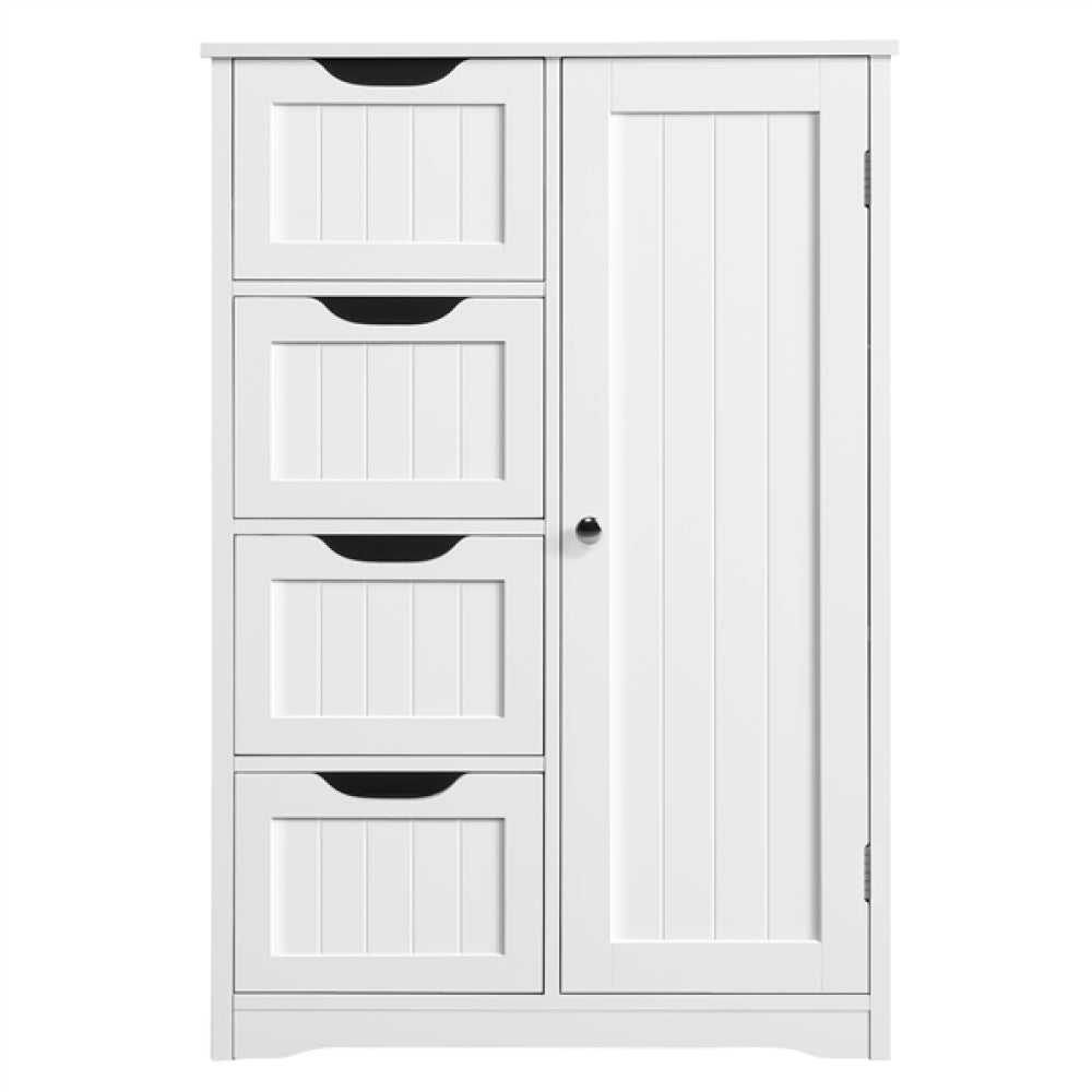 Large Wooden Bathroom Storage Cabinet Freestanding Floor Cabinet