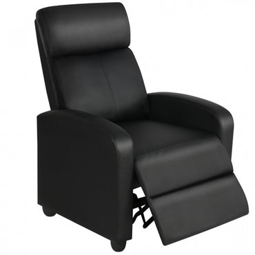 Recliner Chair PU Leather Recliner Sofa Adjustable Modern Single Reclining Chair