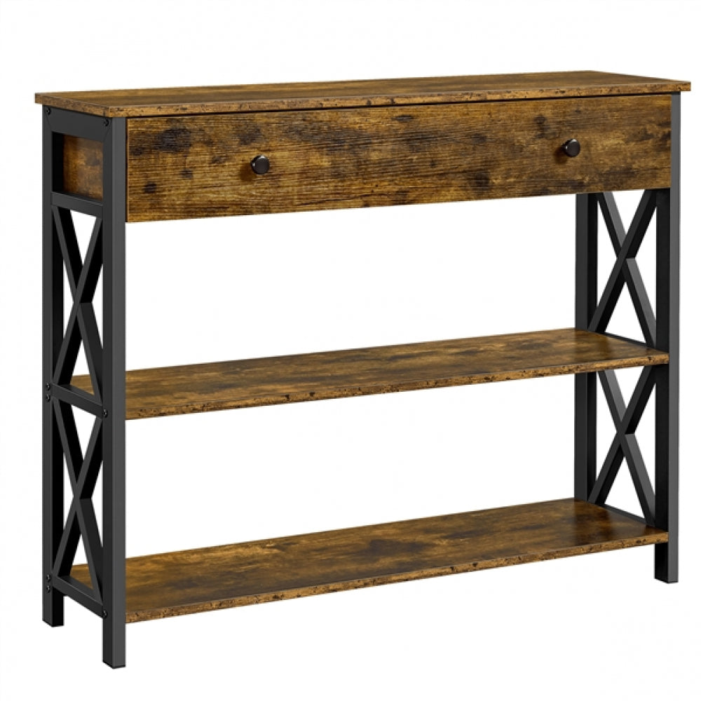 2-Tier X-Design Console Table Hall Table