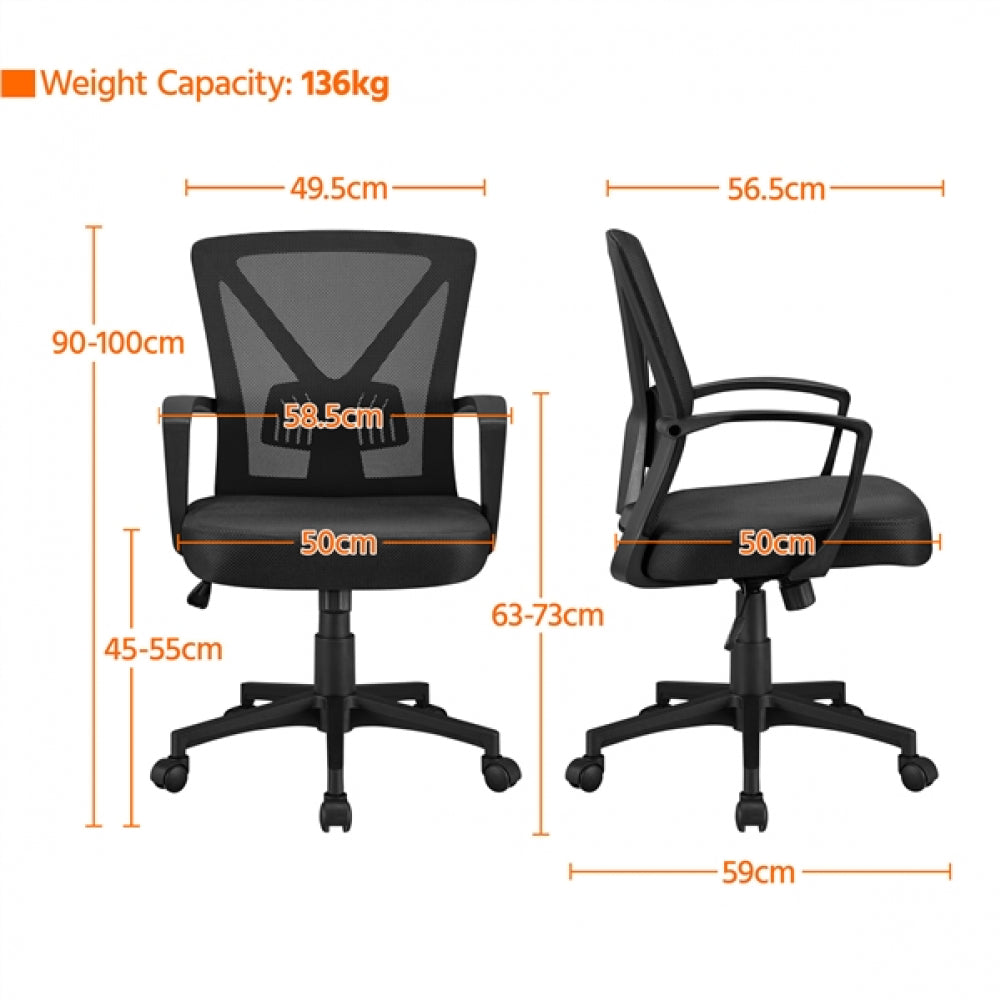 Mesh Office Chair Executive Desk Chair Adjustable Computer Chair