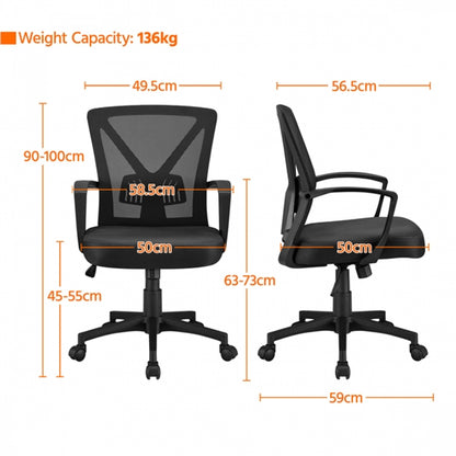 Mesh Office Chair Executive Desk Chair Adjustable Computer Chair