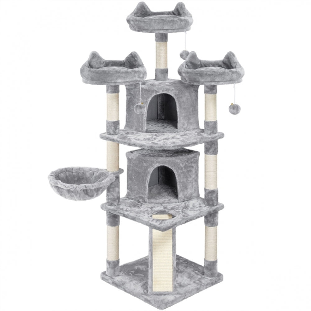 Large Cat Tree Big Cat House Plush Cat Tower