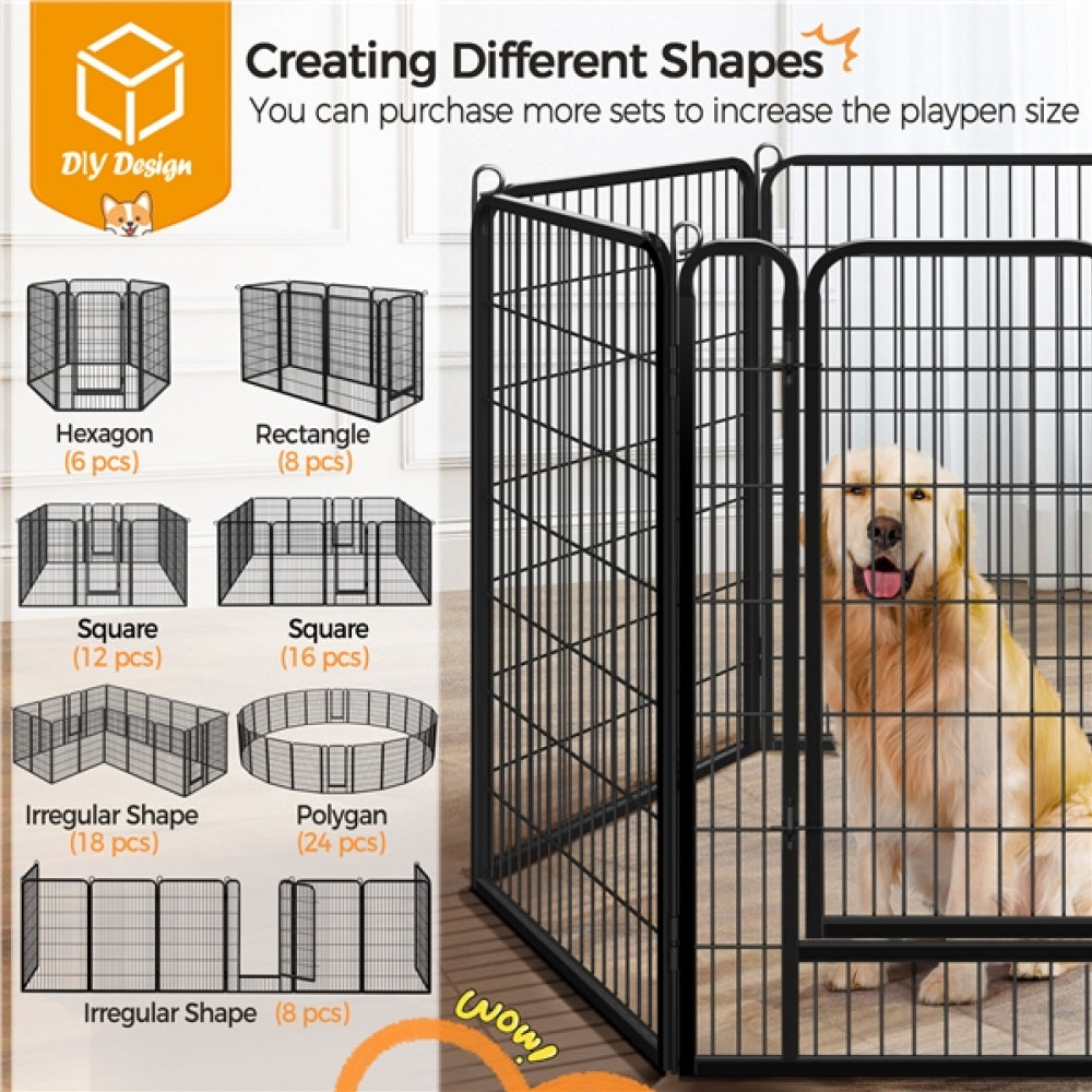 18 Panels Heavy Duty Dog Playpen Panels