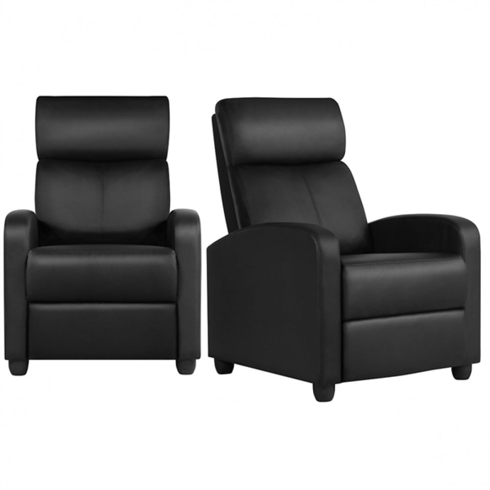 1 pair PU Leather Recliner Chairs