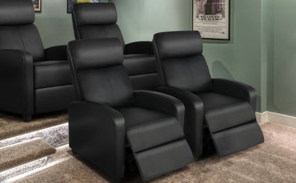 1 pair PU Leather Recliner Chairs