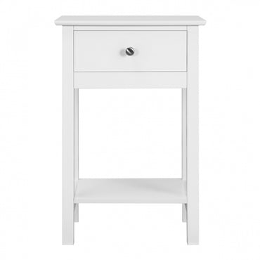 Bedside End Table Storage Cabinet Night Stand with Drawer