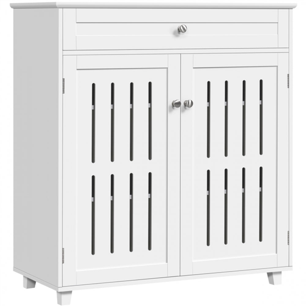 4 Tier Shoe Storage Cabinet 1 Drawer Closed Adjustable Shoes Rack