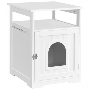 End Table for Pet House Pet Crate Indoor Cat Litter Box