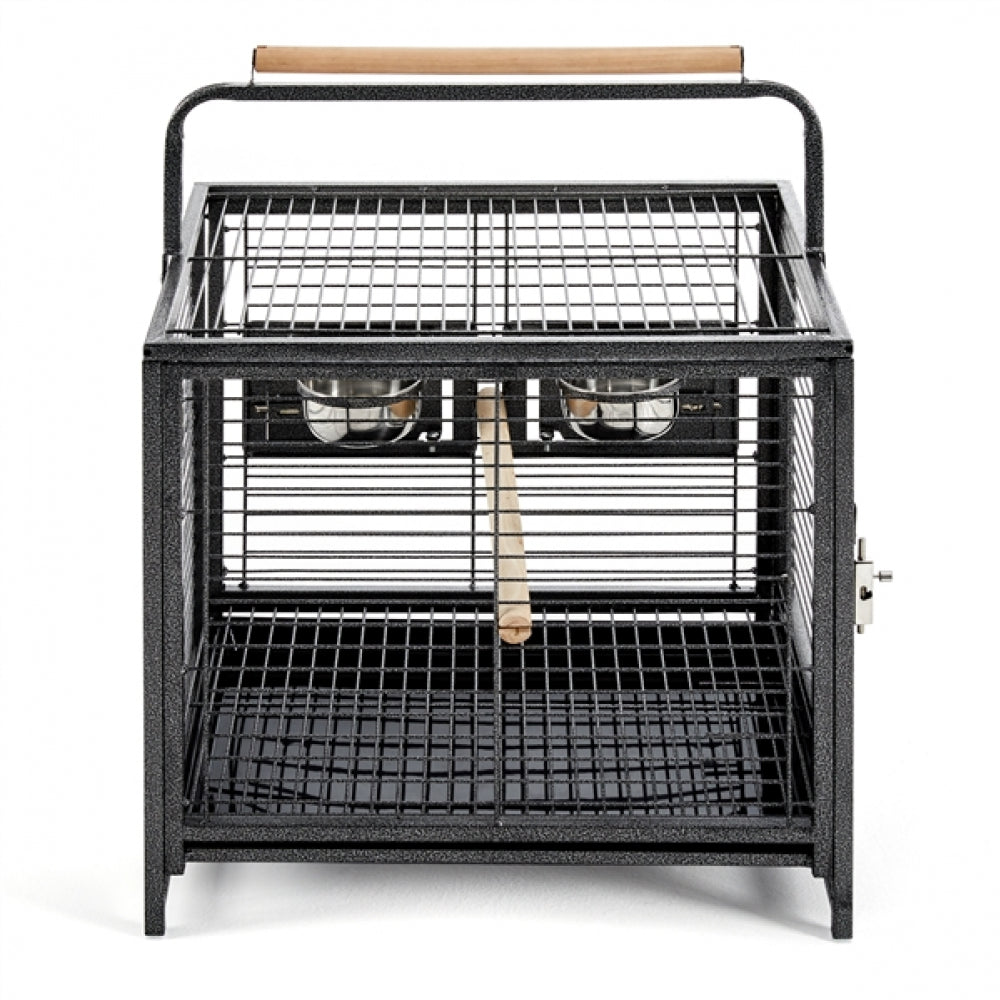 26" Wrought Iron Travel Bird Cage Carrier for Small to Medium Sized Birds