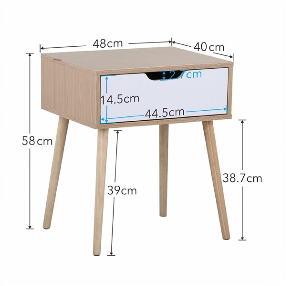 2pcs Brand New Bedside Table Nightstand End Table Nightstand