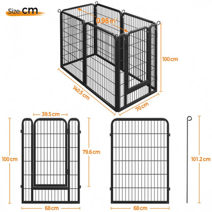 12 Panels Heavy Duty Dog Pen