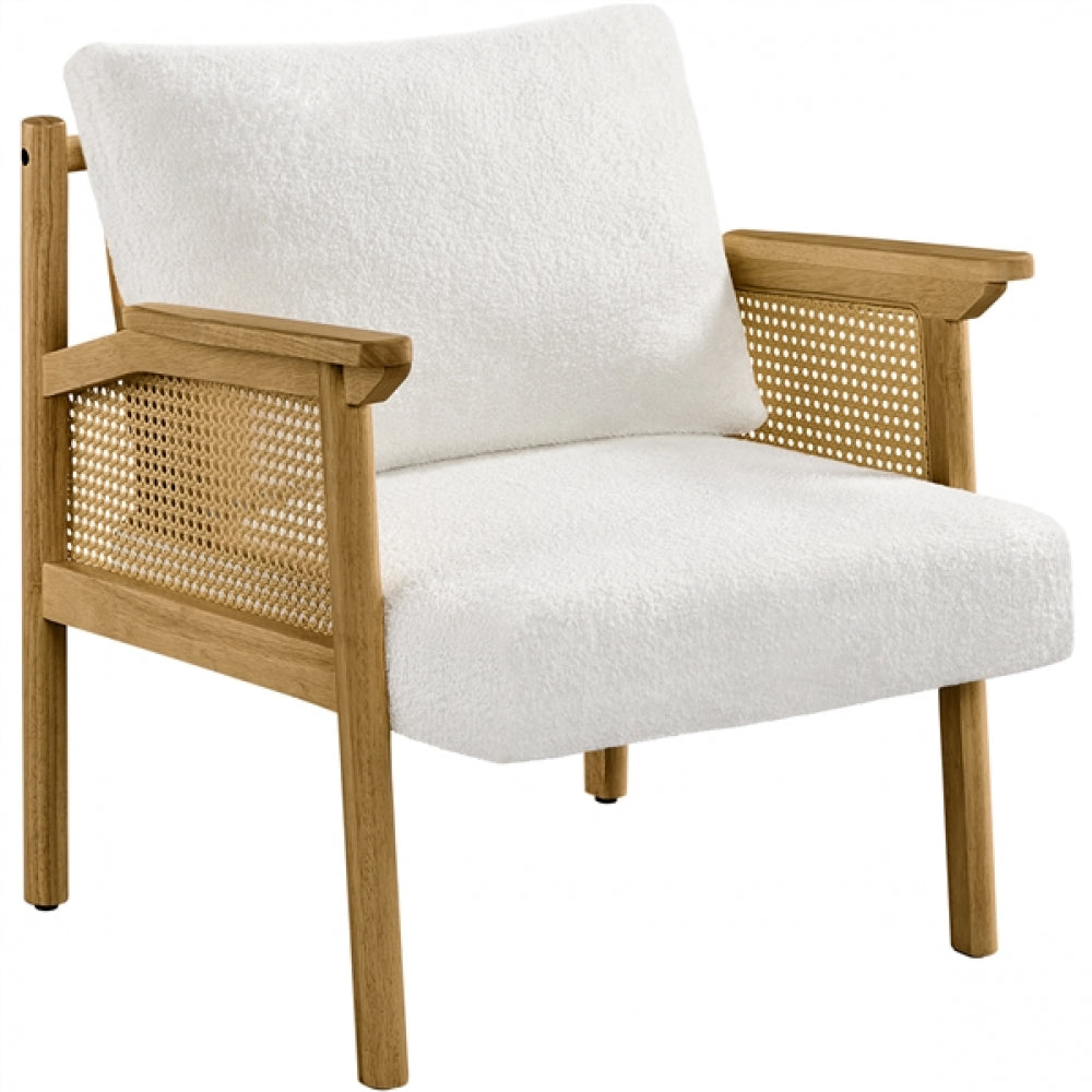 Boucle Upholstered Accent Chair Lounge Chair