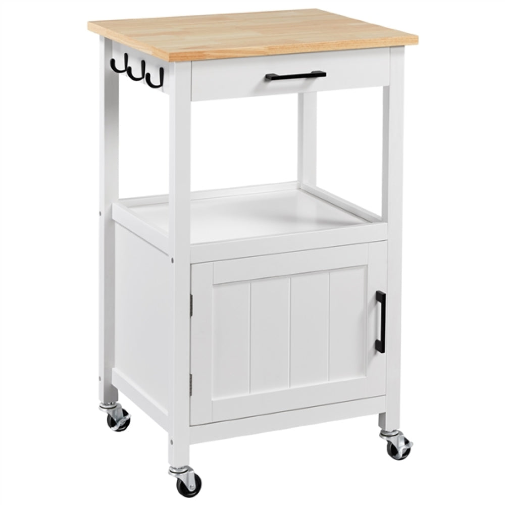 Kitchen Island Cart Storage Rolling Kitchen Cart W/Wheels