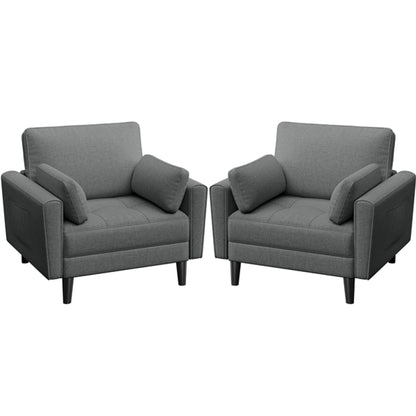 1x Sofa Couch 2x Oversized Armchairs