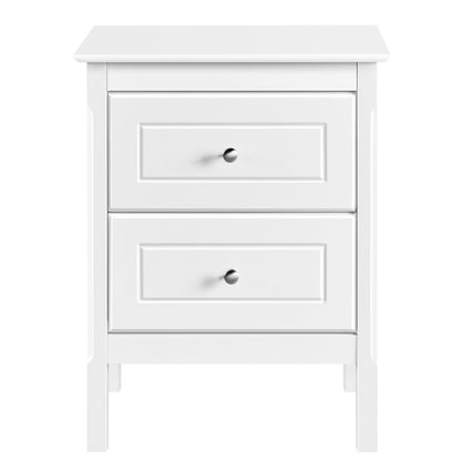 End Table Side Table Nightstand Bedside Table with 2 Drawers