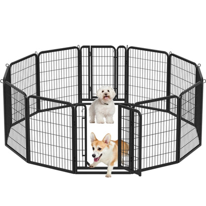 12 Panels Dog Playpen Pet Pen