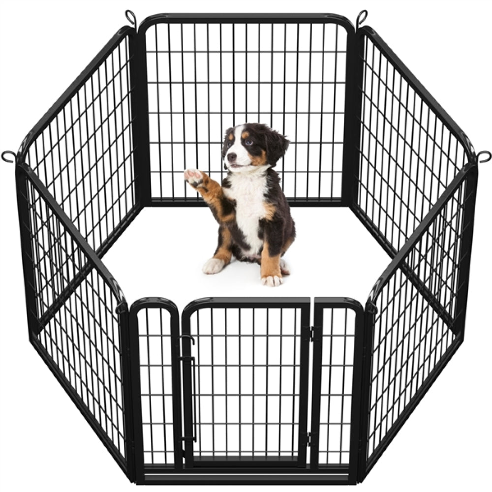 6 Panels Heavy Duty Dog Pen