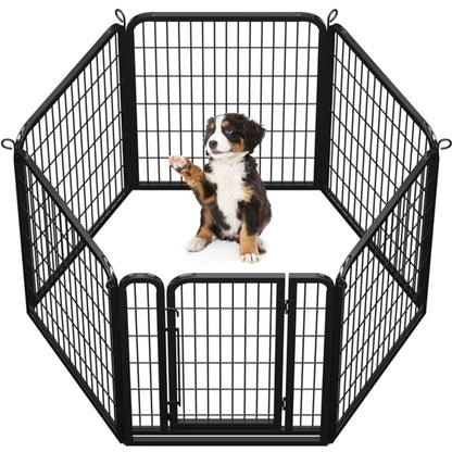 6 Panels Heavy Duty Dog Pen