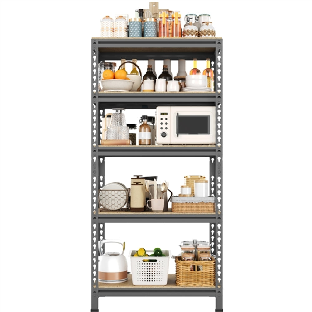 5-Tier Utility Shelves Adjustable Metal Shelving Units