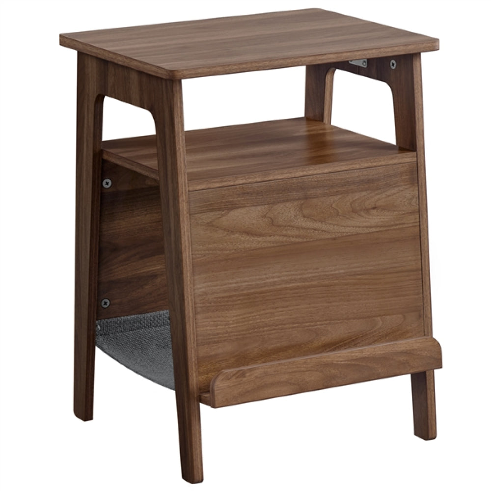 Side Table with Cat House & Scratching Board