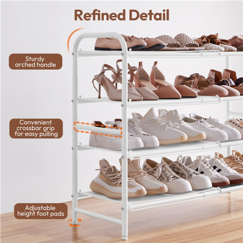 4 Tier Iron Shoe Rack Organiser