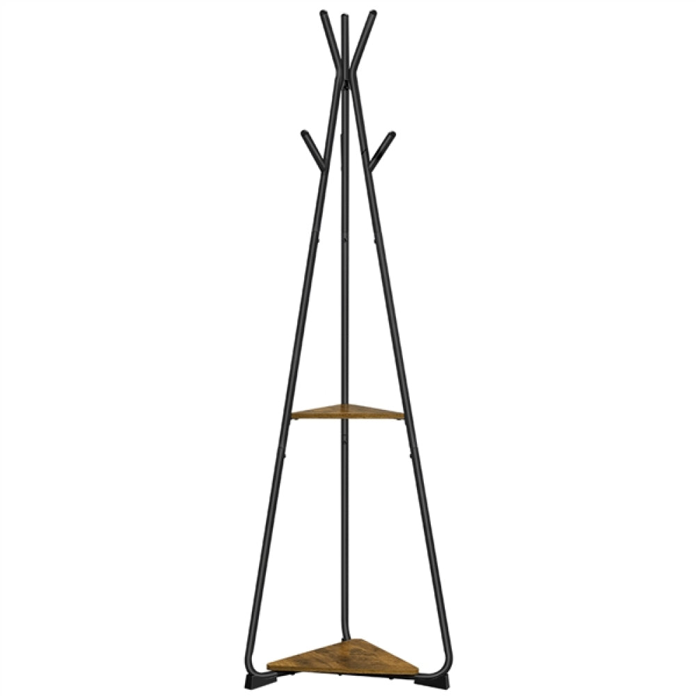 Freestanding Coat Rack Clothing Rack Hat Rack With Shelves