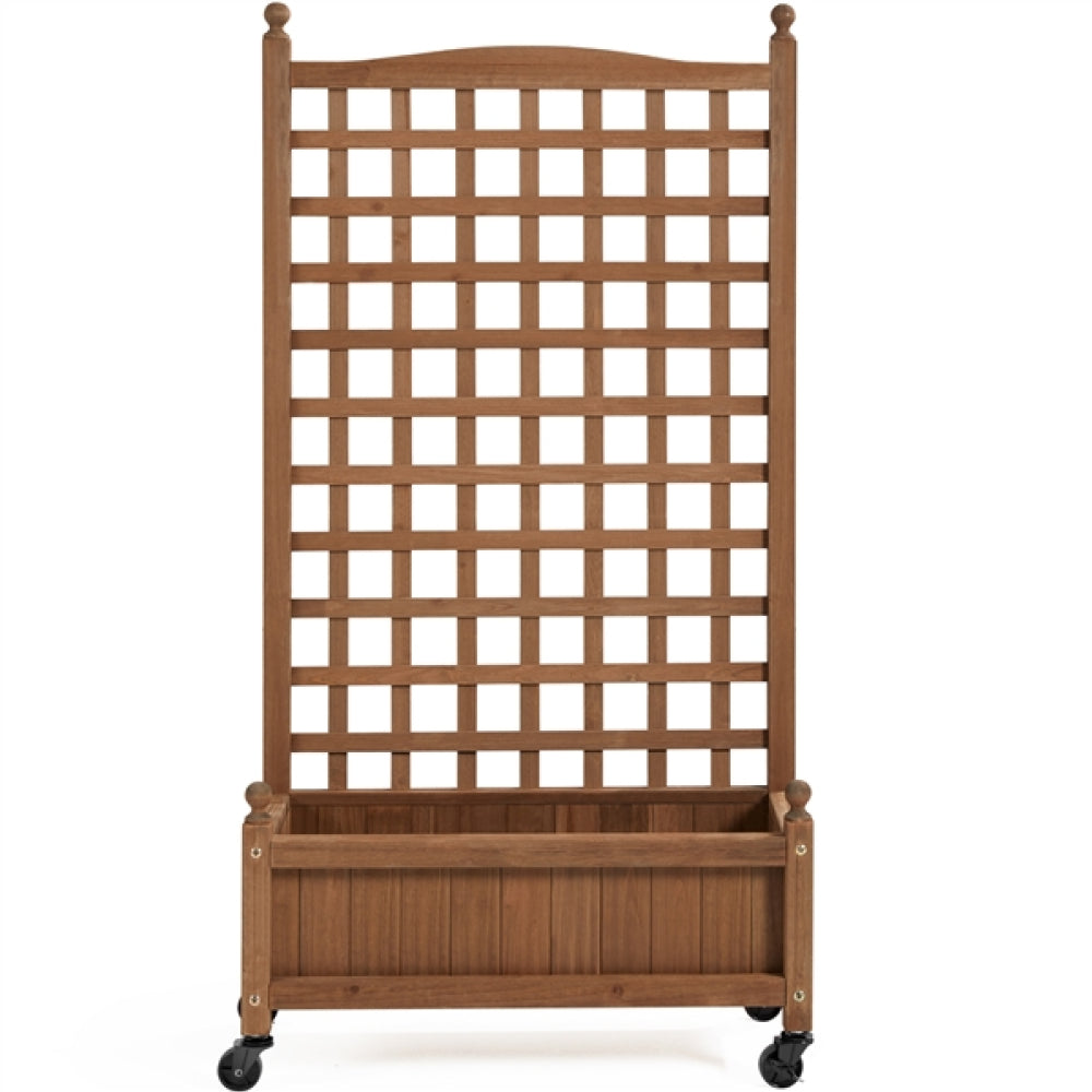 Raised Garden Bed with Trellis planter Box