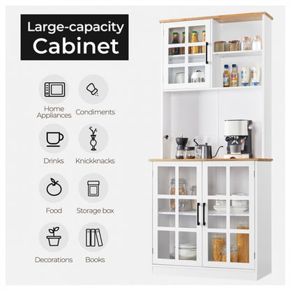 Kitchen Pantry Storage Cabinet Large Countertop Storage Kitchen Buffet