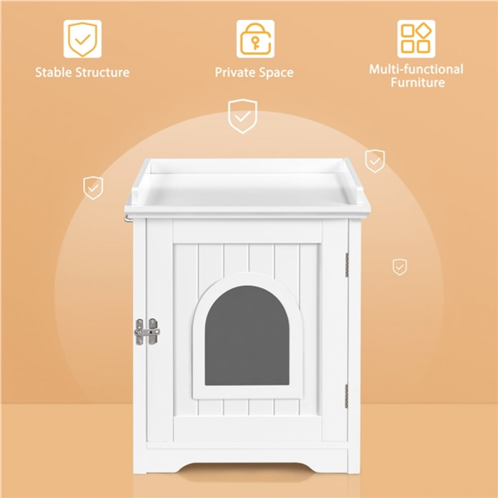 Indoor Cat Litter Box Cat Loo Cabinet