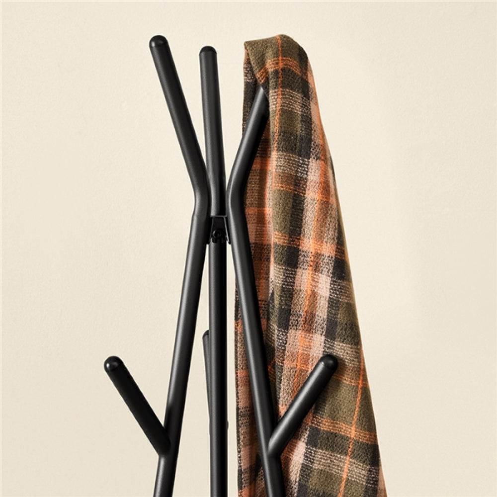 Freestanding Coat Rack Clothing Rack Hat Rack With Shelves