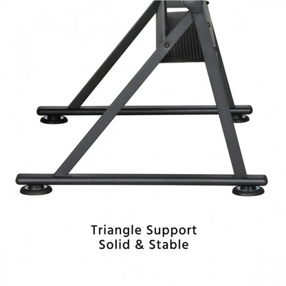 Drafting Table & Stool Set with Adjustable Table Angles & Heights All-in-One