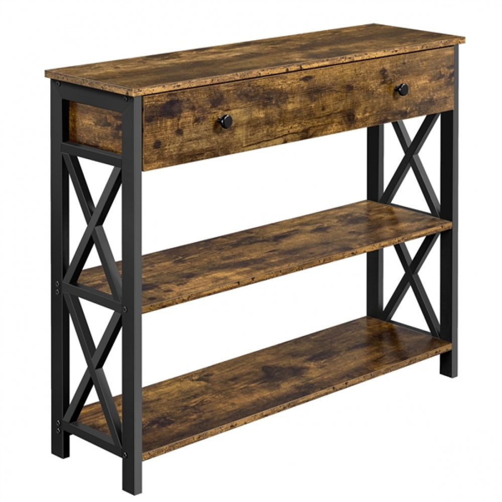 2-Tier X-Design Console Table Hall Table