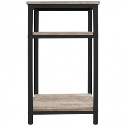Side Table Rustic Industrial End Telephone Table