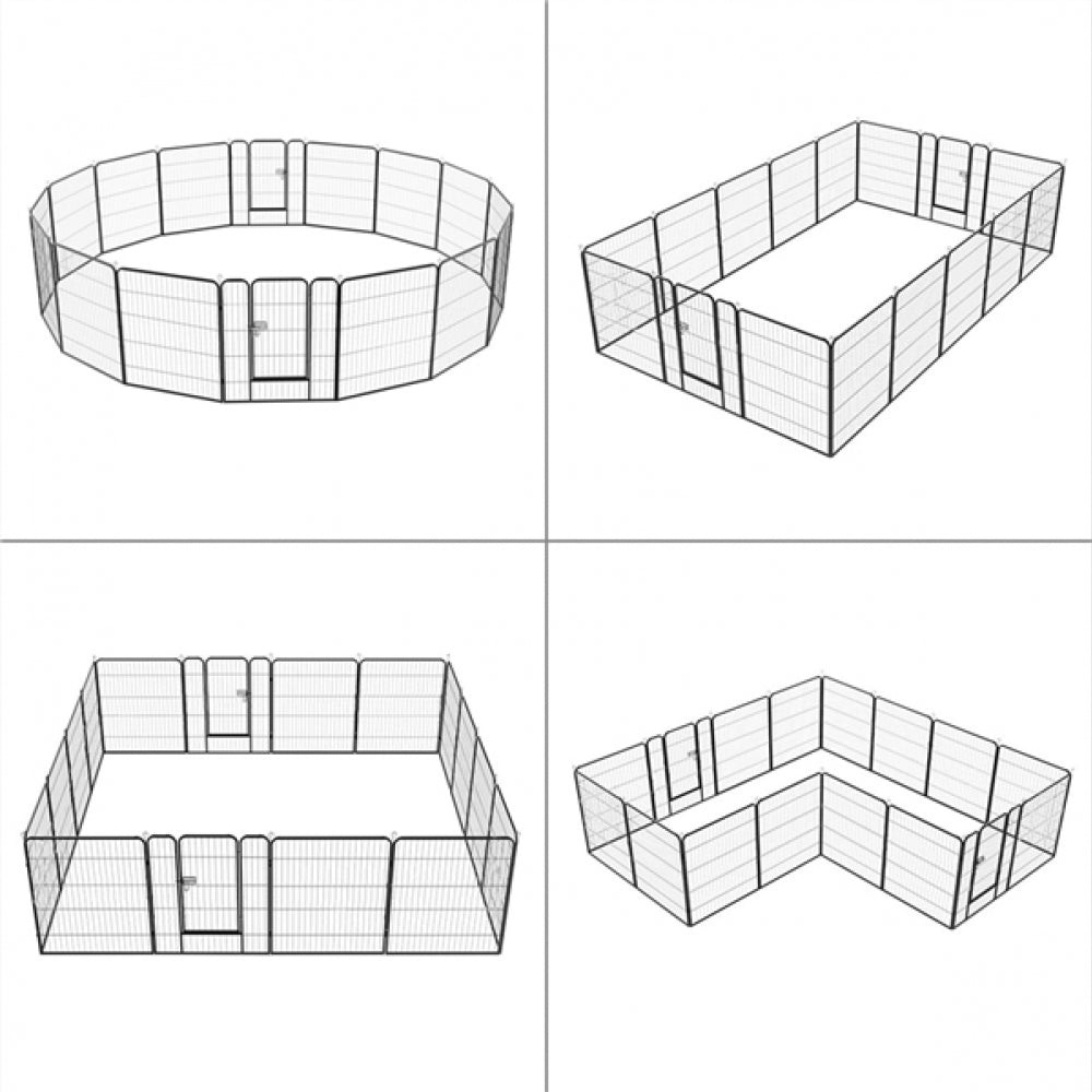 16 Panels Heavy Duty Dog Pen 10.8 Merters Long