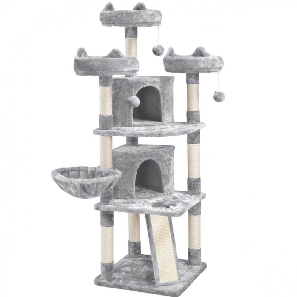 Large Cat Tree Big Cat House Plush Cat Tower