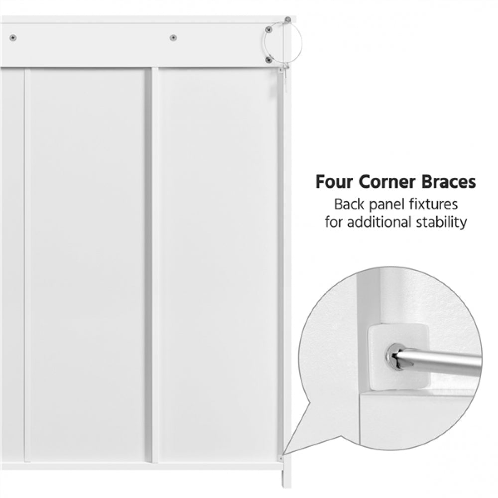 Wooden Bathroom Floor Cabinet Side Storage Organizer Cabinet