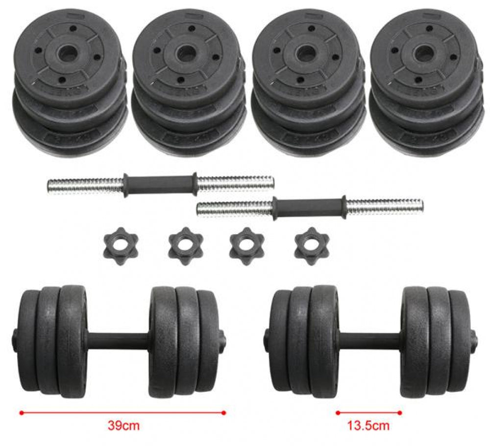Man Workout Body Building Training Home Dumbbell Set 20 KG