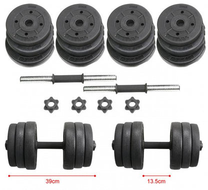 Man Workout Body Building Training Home Dumbbell Set 20 KG