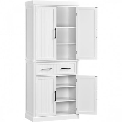 Tall Pantry Cupboard Kitchen Pantry Cabinet Freestanding Storage Cabinet
