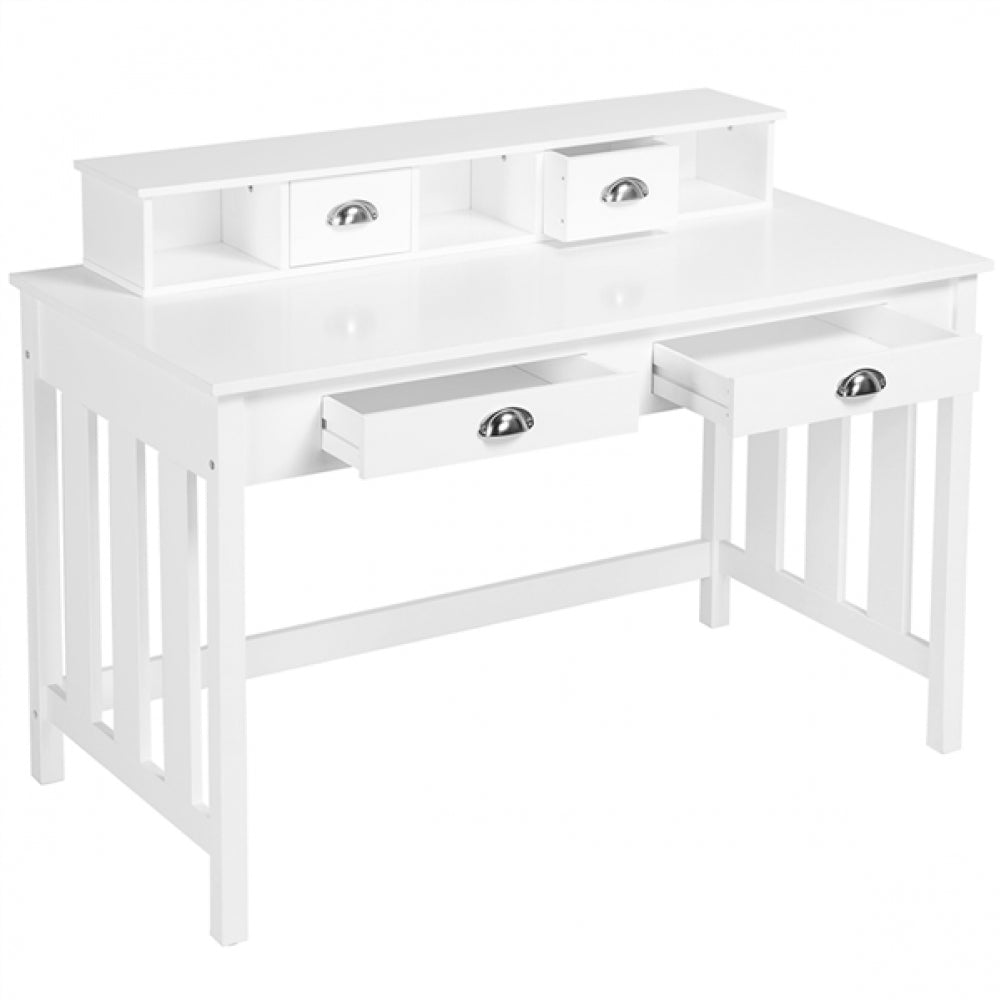 Writing Computer Desk Modern Work Station Laptop Table Removable Floating Organizer