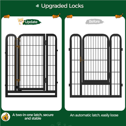 8 Panels Dog Playpen Dog Pen