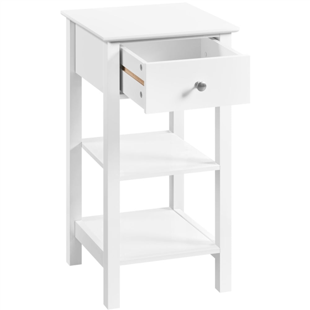 2PCS Narrow Bedside Table Nightstand