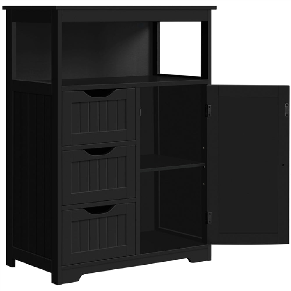 90cm Height Bathroom Floor Cabinet MDF Wooden Storage Organizer