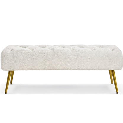 Upholstered Bedroom Benches Footrest Stool Ottoman Footstool Bench