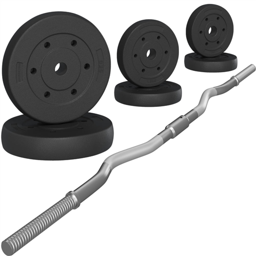 20KG Home Gym Adjustable Weightlifting Set Barbell Weight Set
