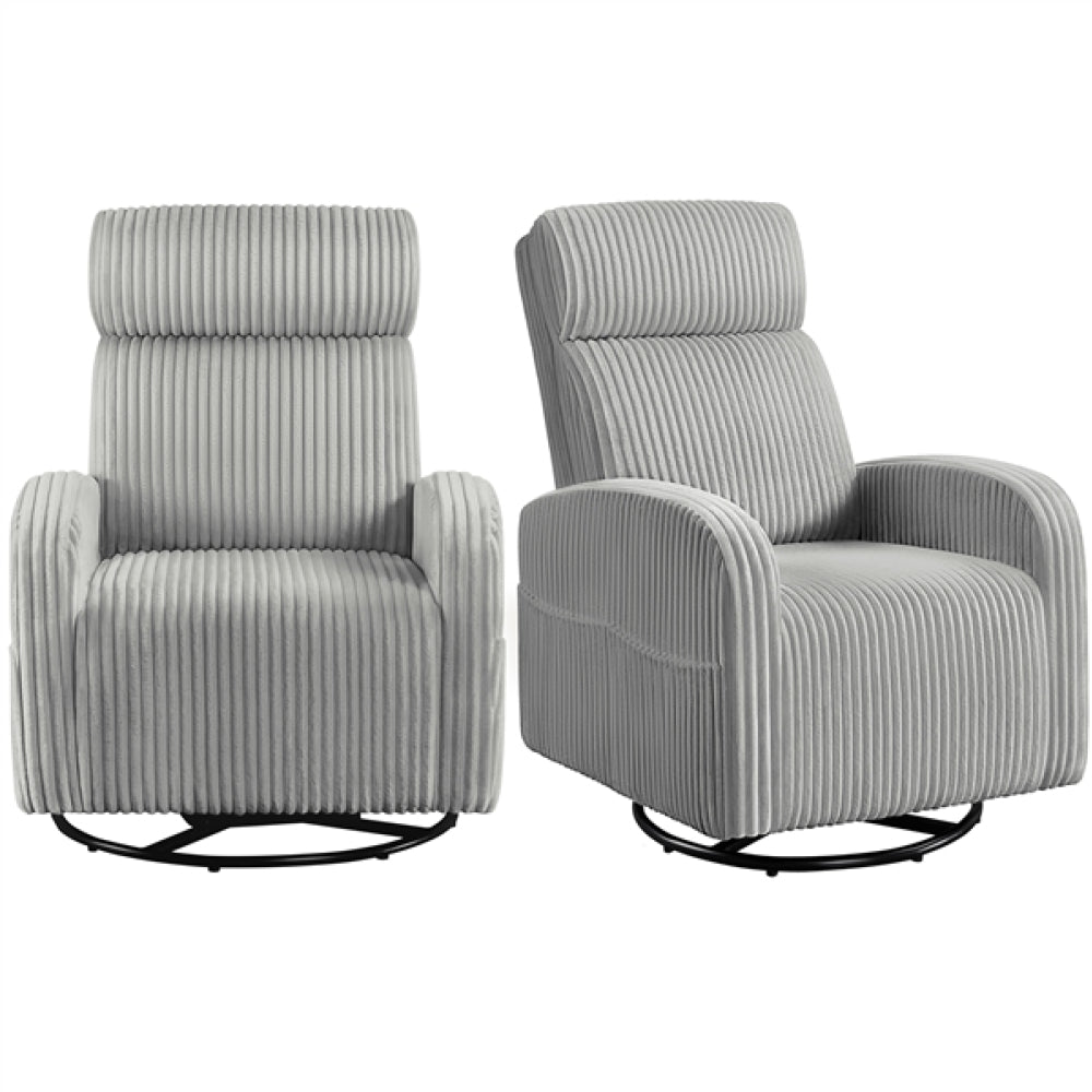 360-Degree Swiveling Nursing Glider Chair Rocking Chair