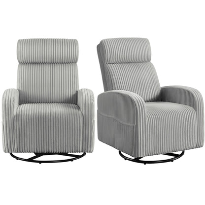 360-Degree Swiveling Nursing Glider Chair Rocking Chair