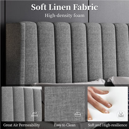 Queen Upholstered Bed Frame